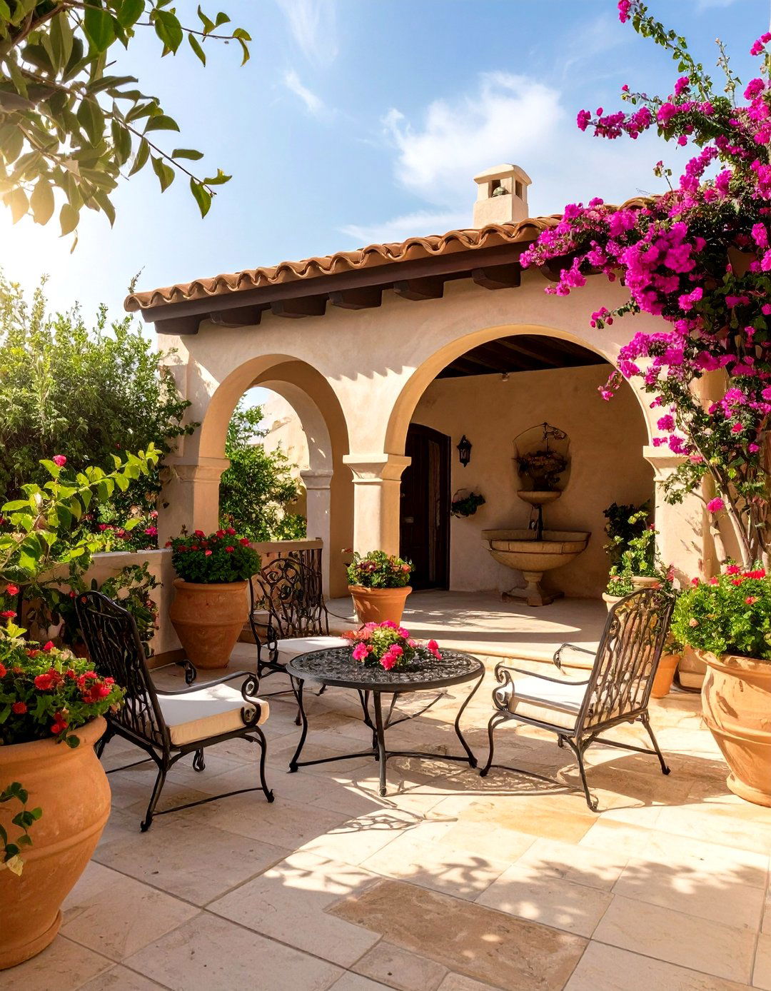 The Mediterranean Terrace Deck - 30 covered deck ideas
