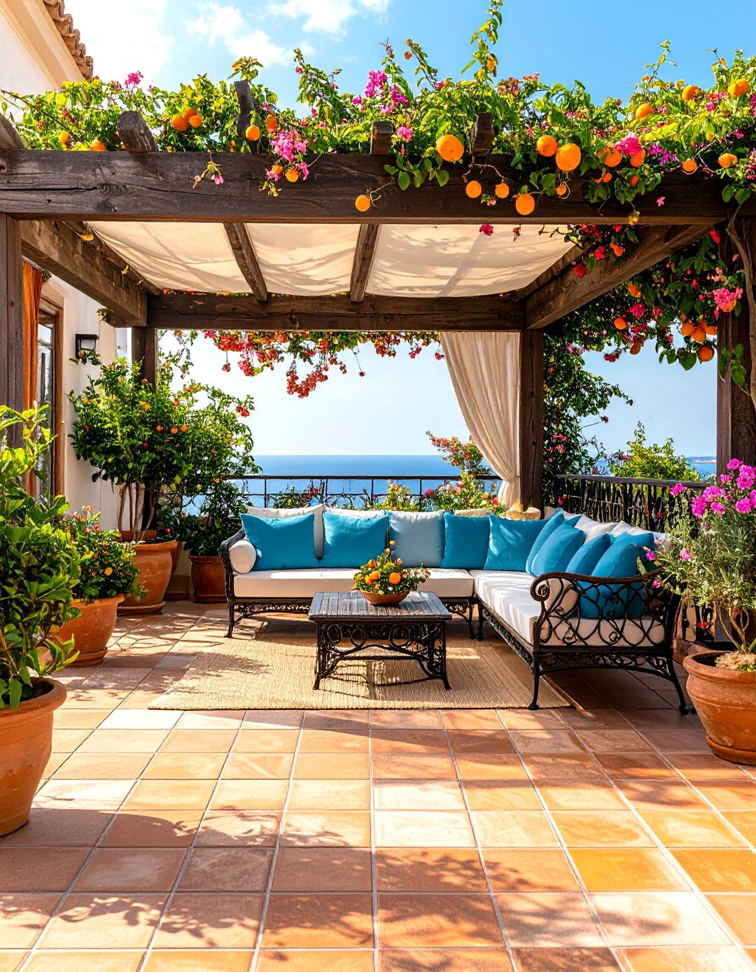 The Mediterranean Terrace Deck - 30 deck photos ideas