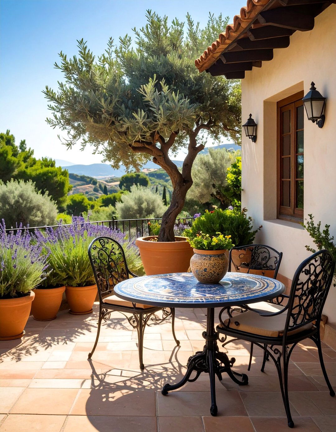 The Mediterranean Terrace Deck Garden - 30 deck garden ideas