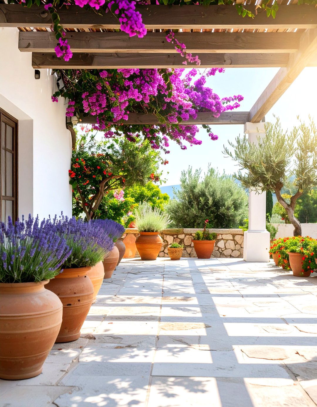 The Mediterranean Terrace Garden - 30 garden design software ideas