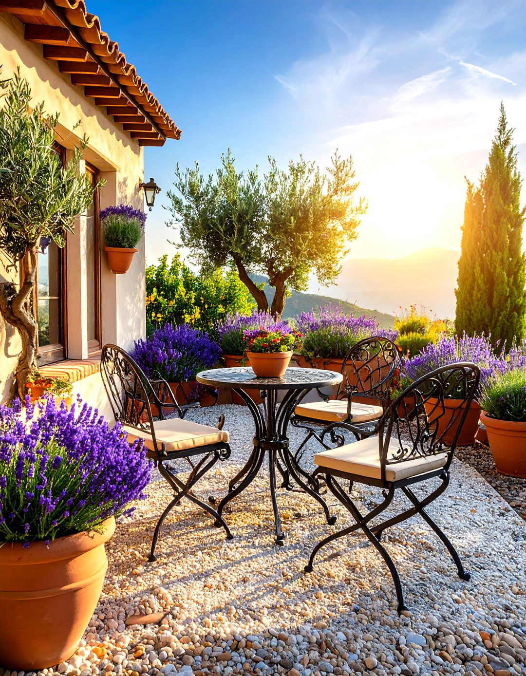The Mediterranean Terrace Garden - 30 garden decor ideas