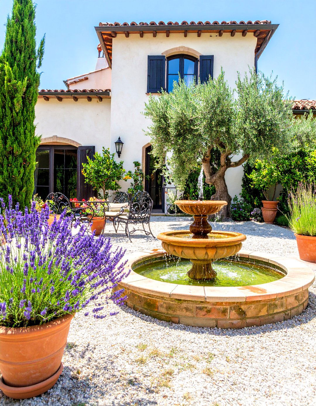 The Mediterranean Villa Garden - 30 front of house landscaping ideas