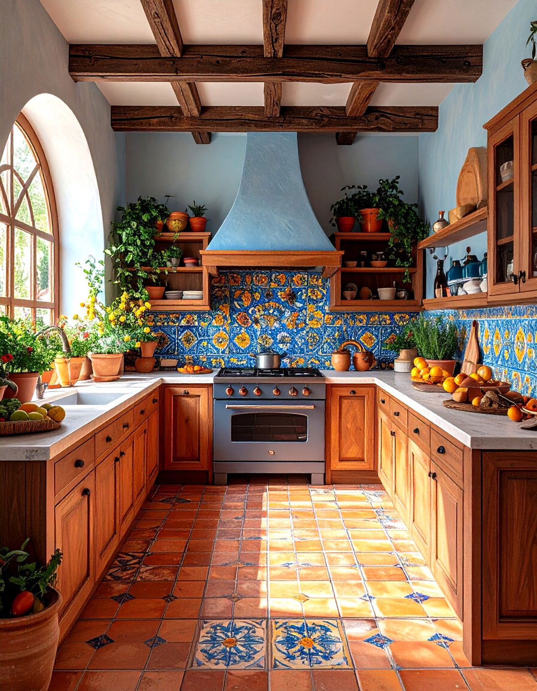 The Mediterranean Villa Kitchen - 30 kitchen renovation ideas