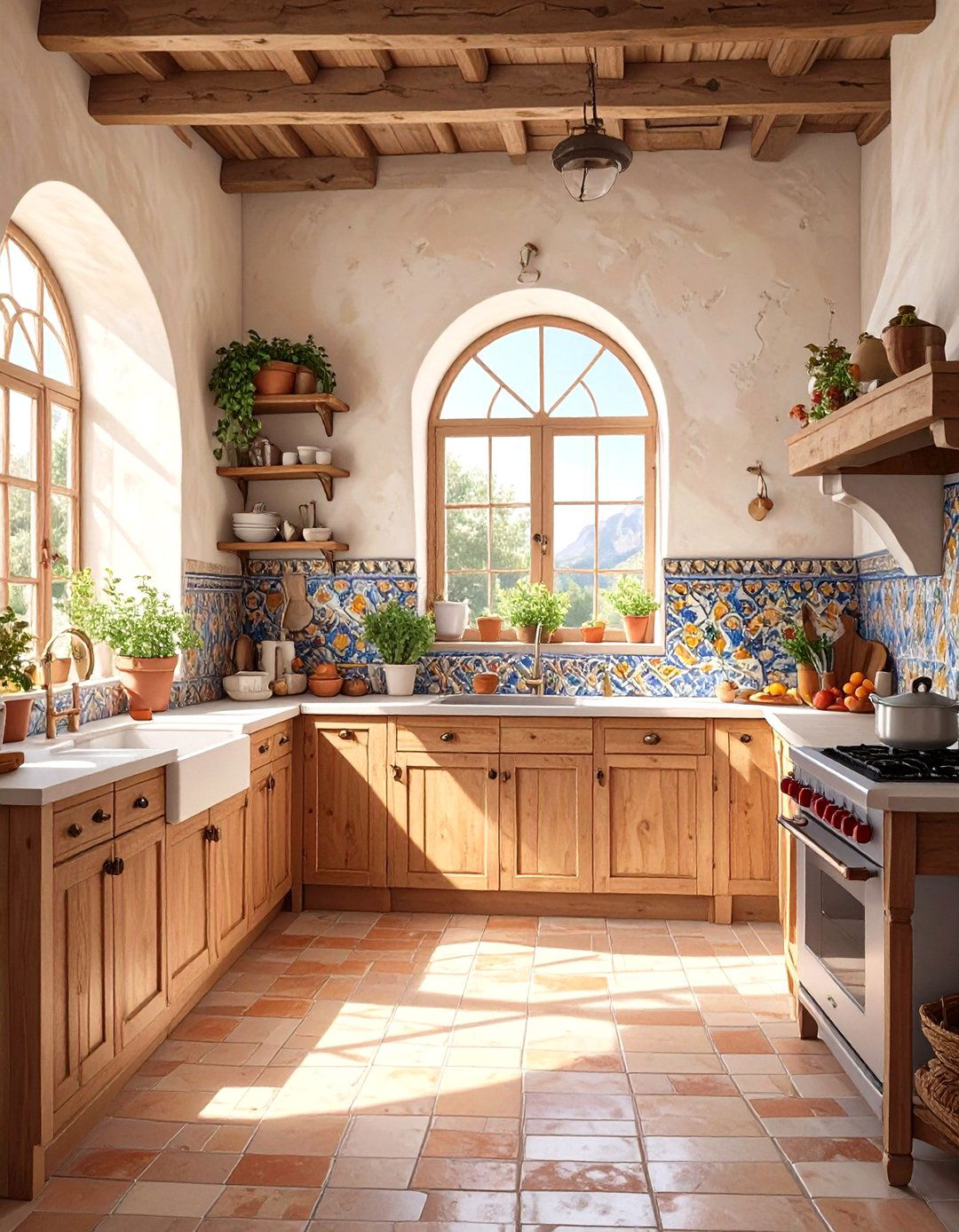 The Mediterranean Villa Kitchen - 30 online kitchen design tool ideas