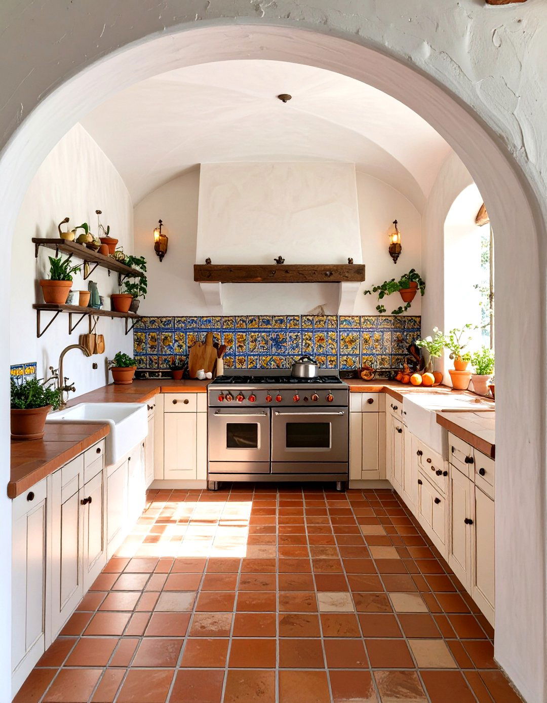 The Mediterranean Villa Kitchen - 30 free online kitchen design ideas