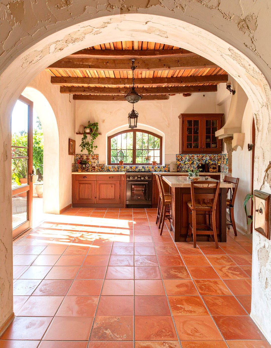 The Mediterranean Villa Kitchen and Living Room - 30 kitchen and living room ideas