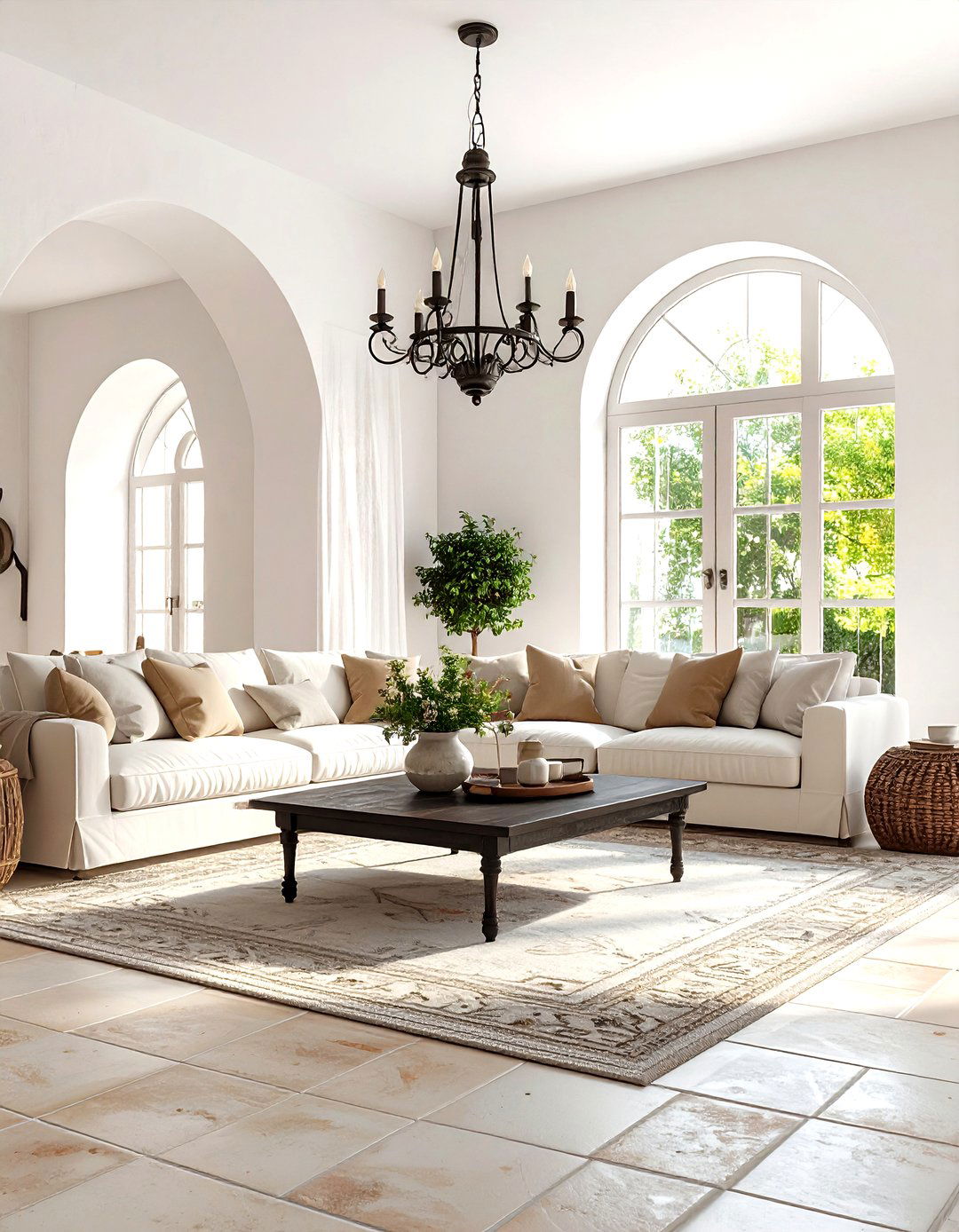 The Mediterranean Villa Living Room - 30 interior decor ideas for living room