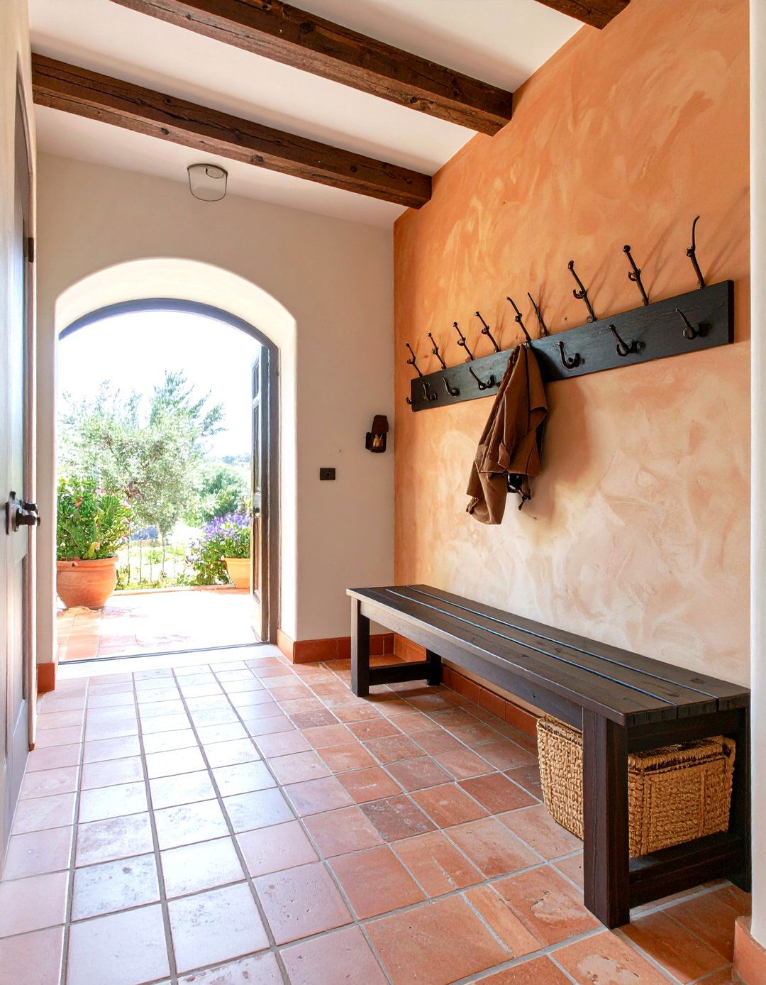 The Mediterranean Villa Mudroom - 30 mudroom storage ideas