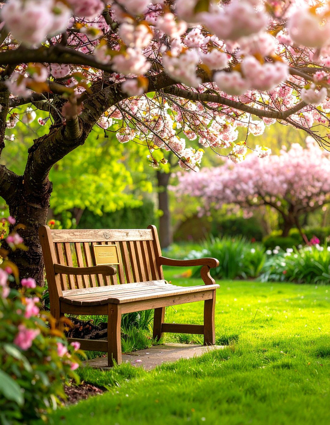 The Memorial Garden Bench - 30 garden bench ideas