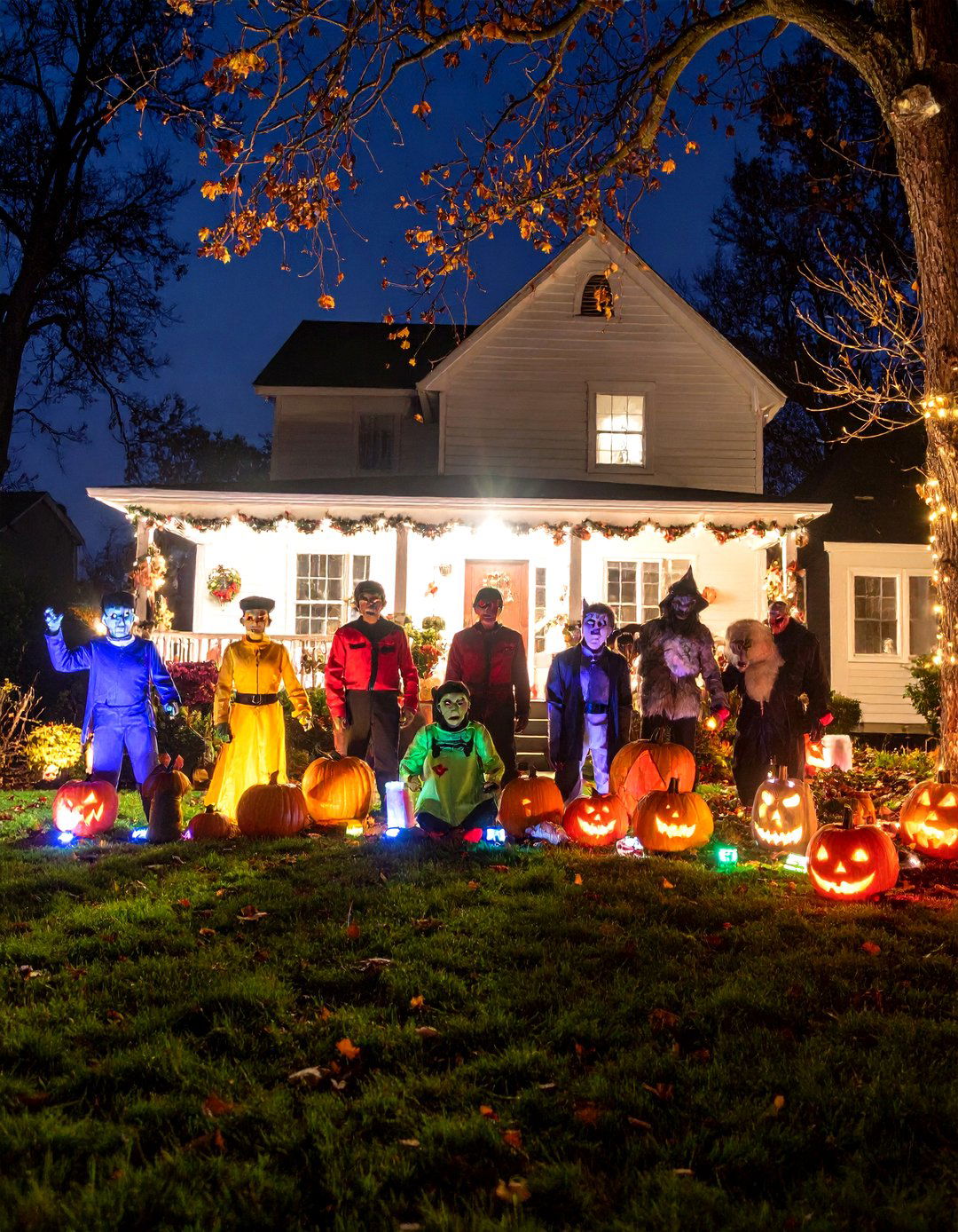 The Menacing Monster Mash - 30 halloween outdoor decor ideas
