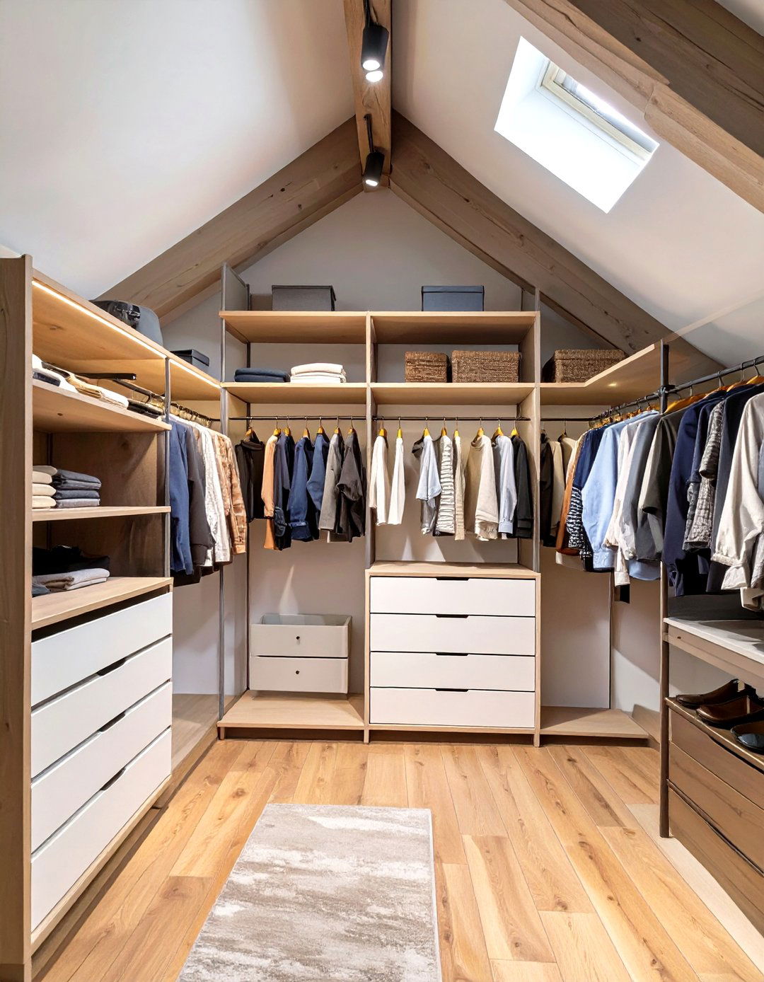 The Mezzanine Loft Closet - 30 open closet ideas