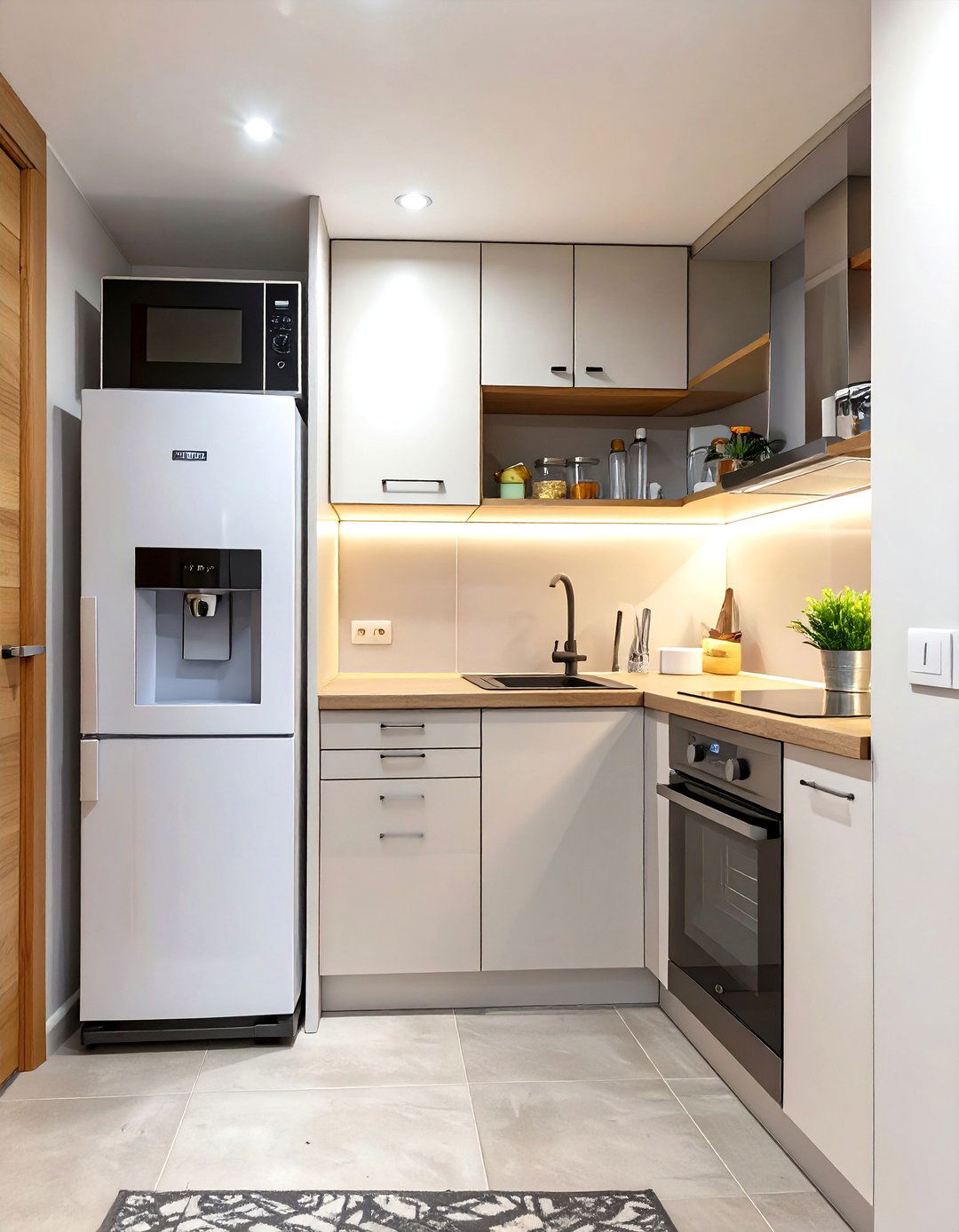 The Micro Kitchenette Nook - 30 basement kitchen ideas