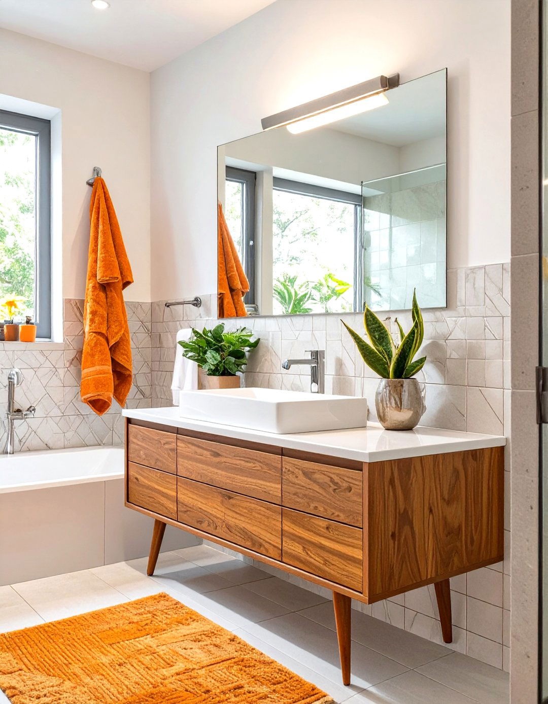 The Mid Century Modern Bathroom - 30 design my bathroom ideas