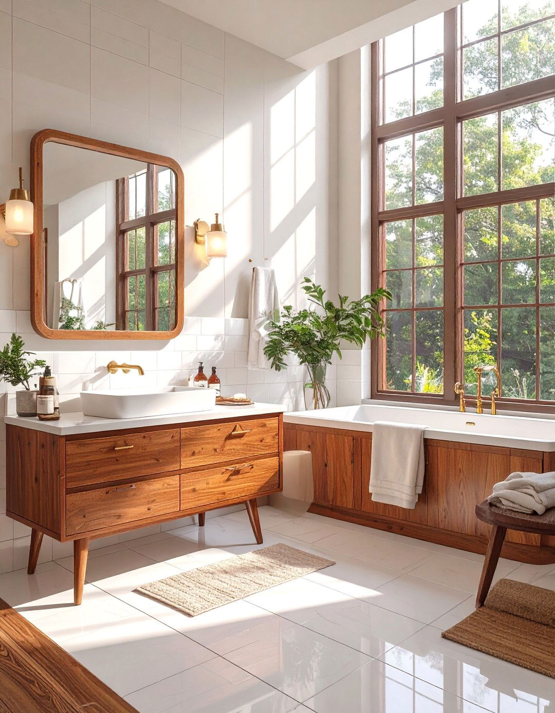 The Mid Century Modern Bathroom - 30 bathroom ideas photo gallery