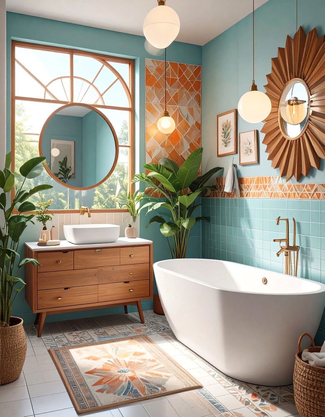 The Mid Century Modern Bathroom - 30 bathroom remodeling ideas
