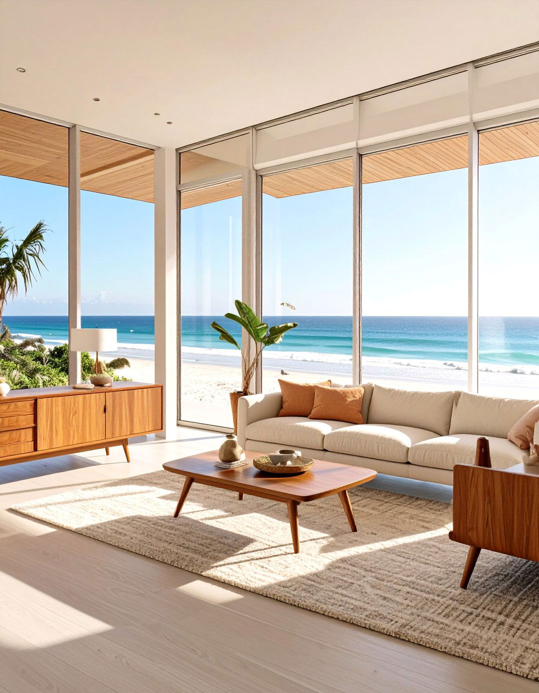 The Mid Century Modern Beach Pad - 30 beach house design ideas