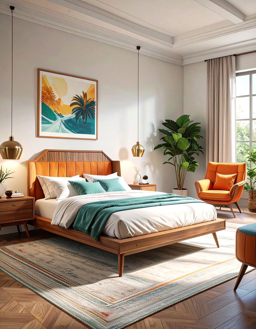 The Mid Century Modern Bedroom - 30 master bedroom layout ideas