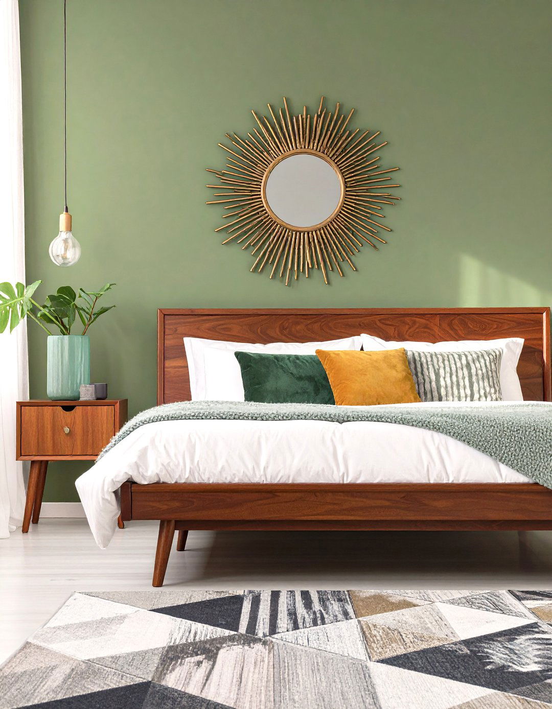 The Mid Century Modern Bedroom - 30 mens bedroom ideas on a budget