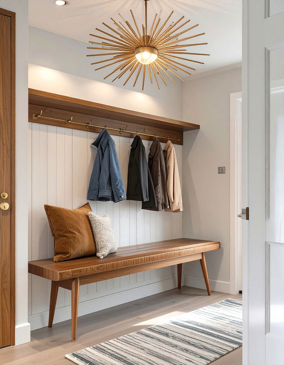 The Mid Century Modern Closet - 30 coat closet organization ideas