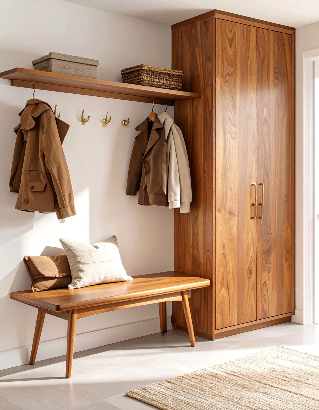 The Mid Century Modern Closet - 30 coat closet ideas