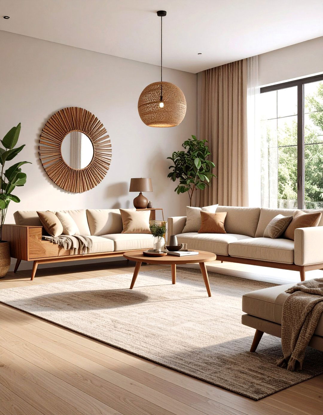 The Mid Century Modern Compact Living Room - 30 living room ideas for small spaces