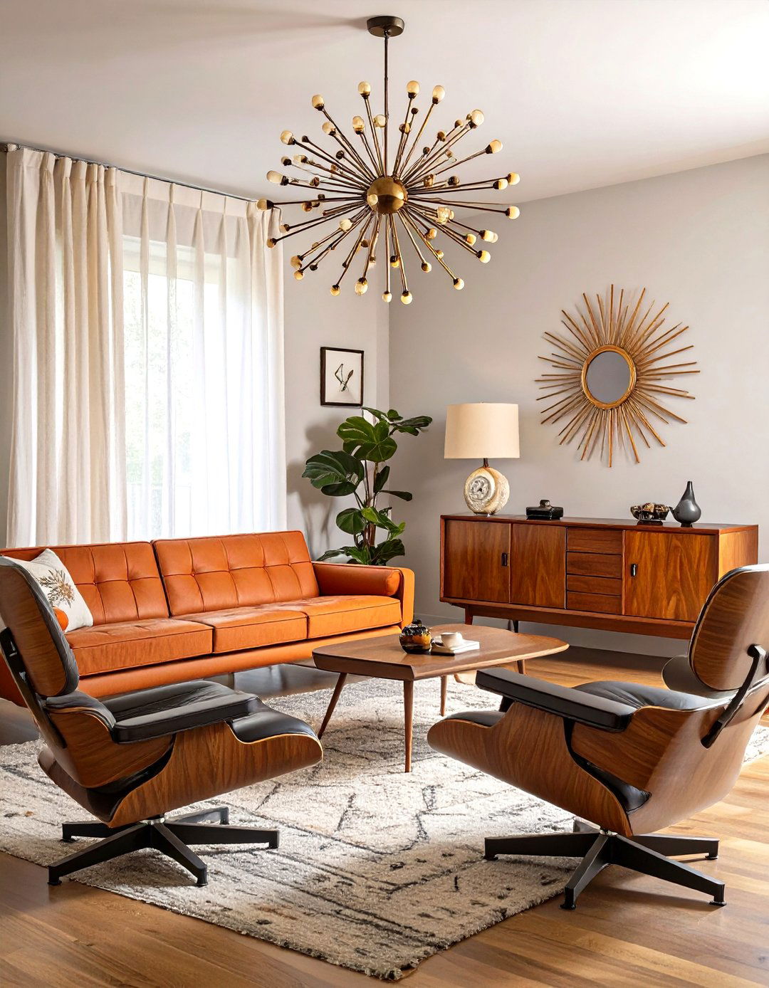 The Mid Century Modern Den - 30 den ideas