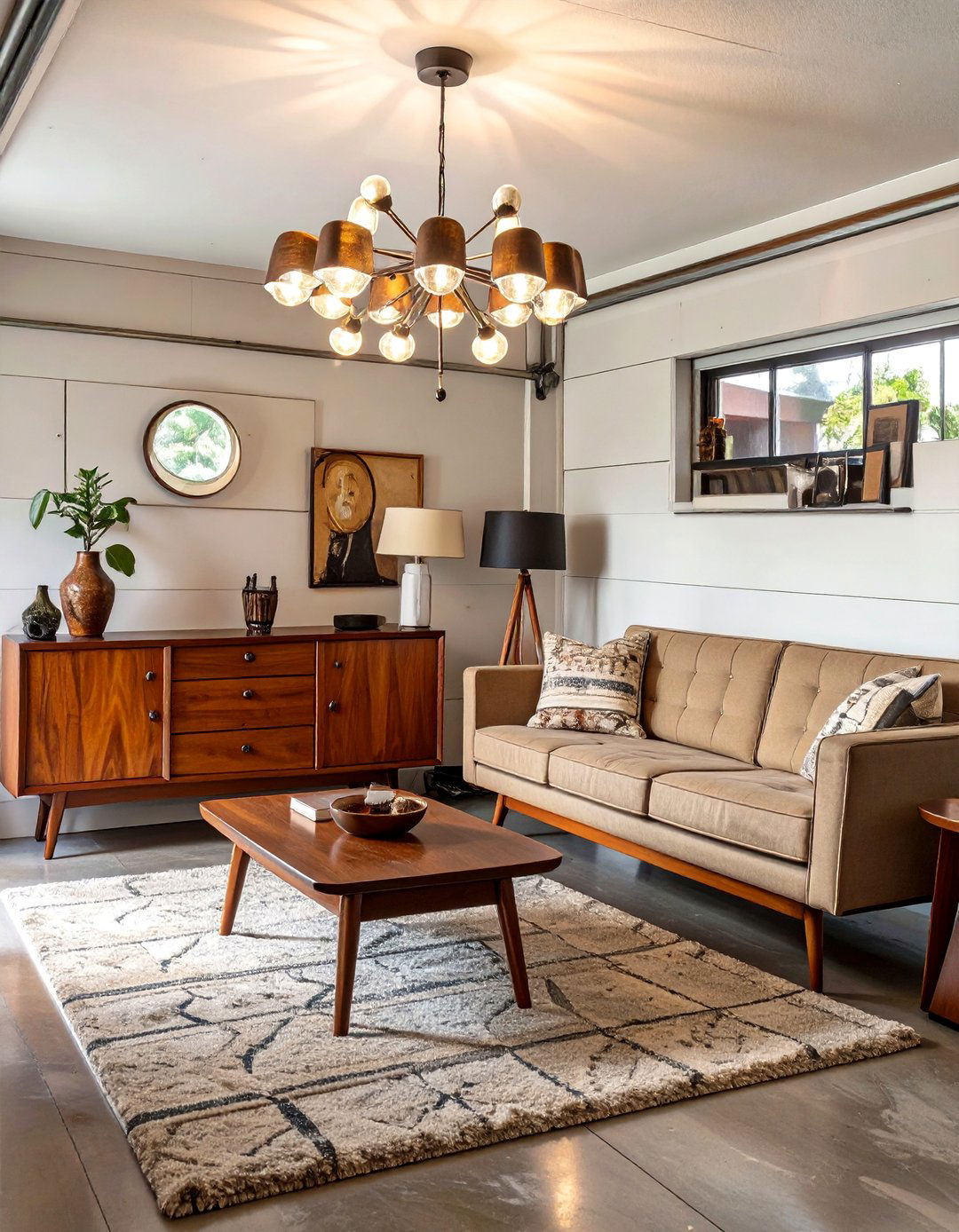 The Mid Century Modern Den - 30 attached garage addition ideas