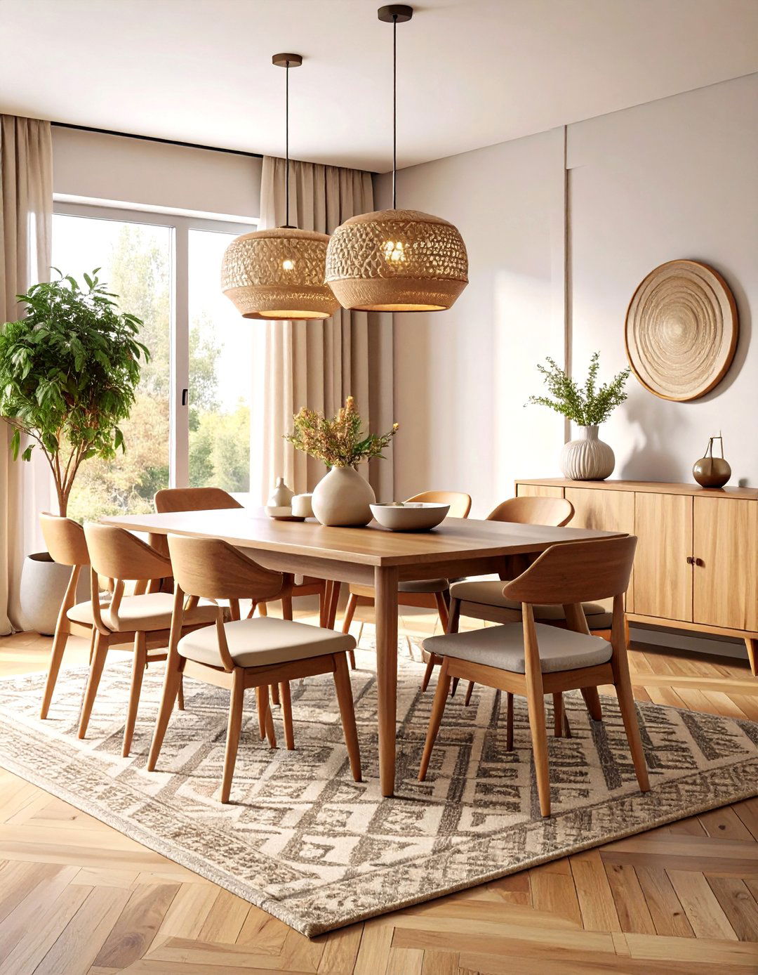 The Mid Century Modern Dining Room - 30 3d home design online ideas