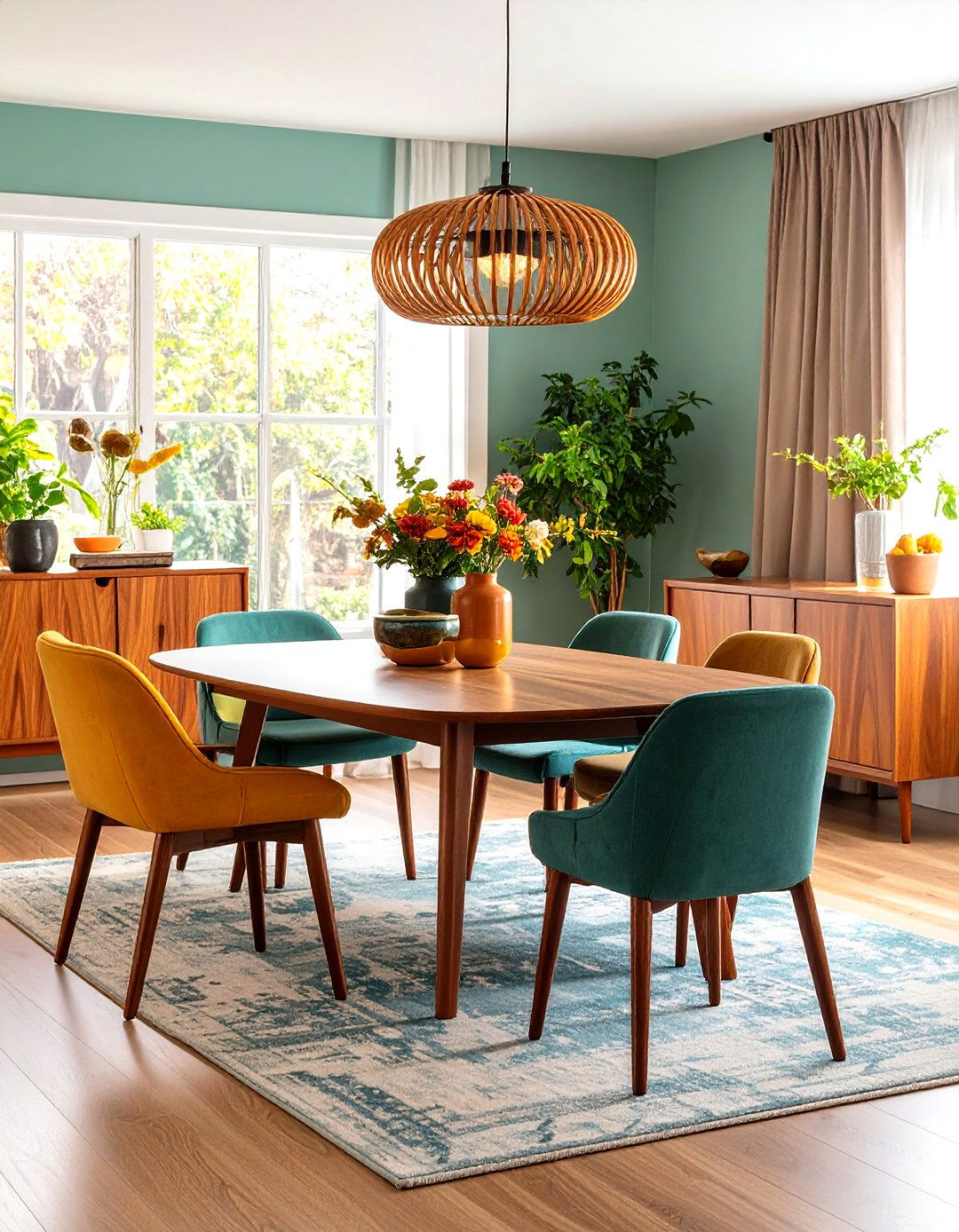 The Mid Century Modern Dining Room - 30 interior design furniture ideas