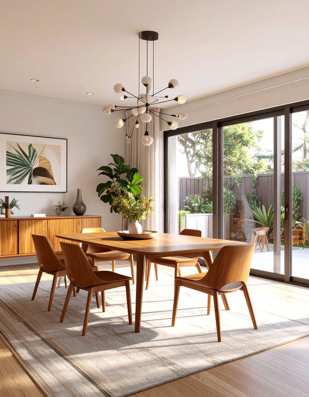 The Mid Century Modern Dining Room - 30 interior design rendering software ideas