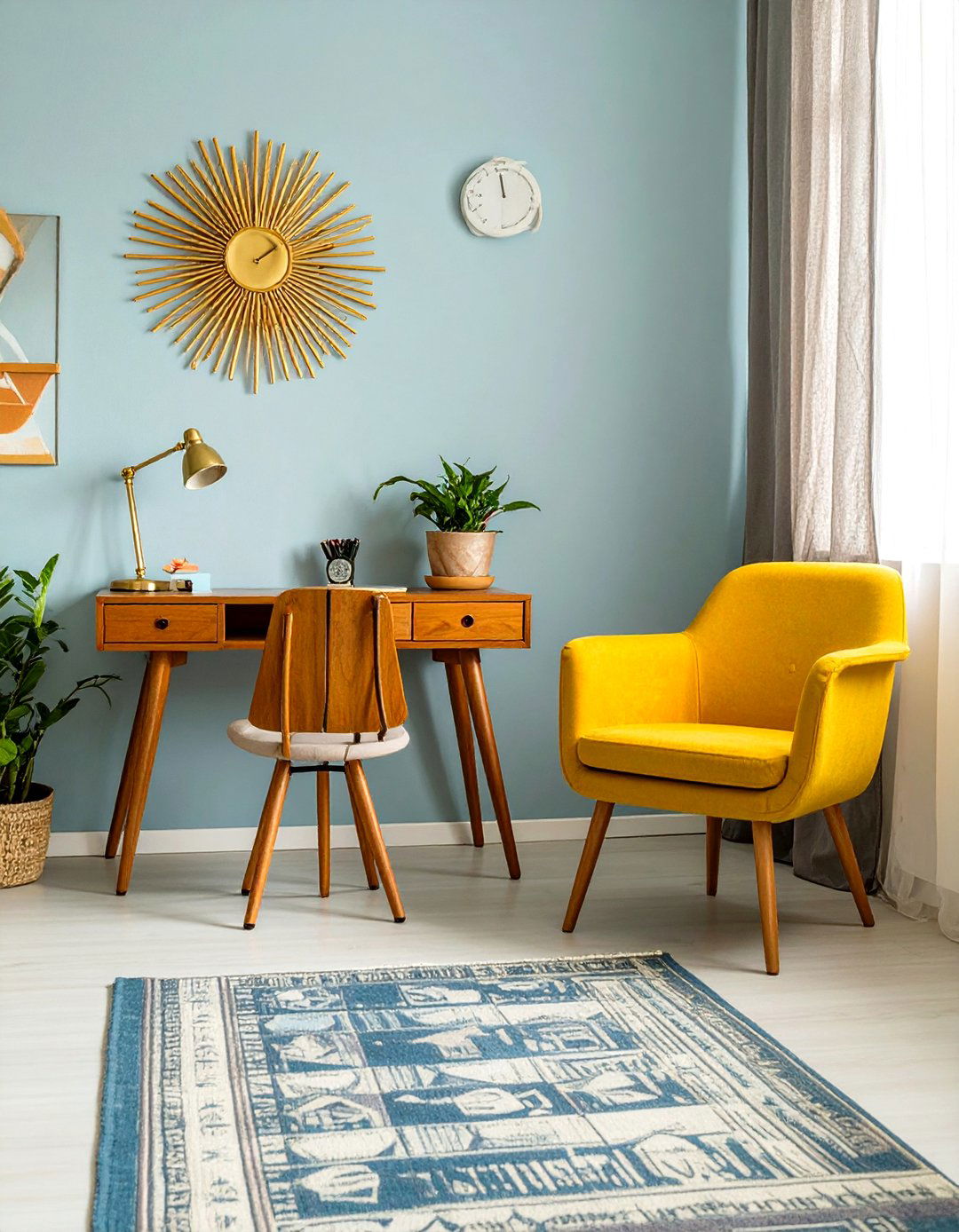 The Mid Century Modern Dorm Room - 30 boy dorm room ideas
