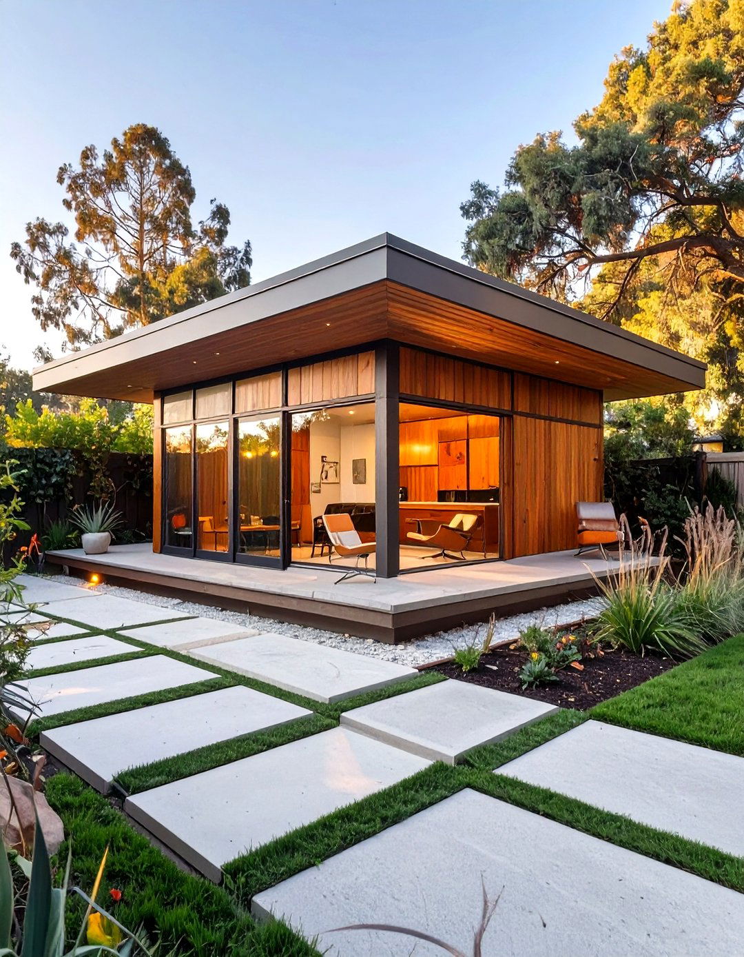 The Mid Century Modern Garden Studio - 30 garden studio design ideas