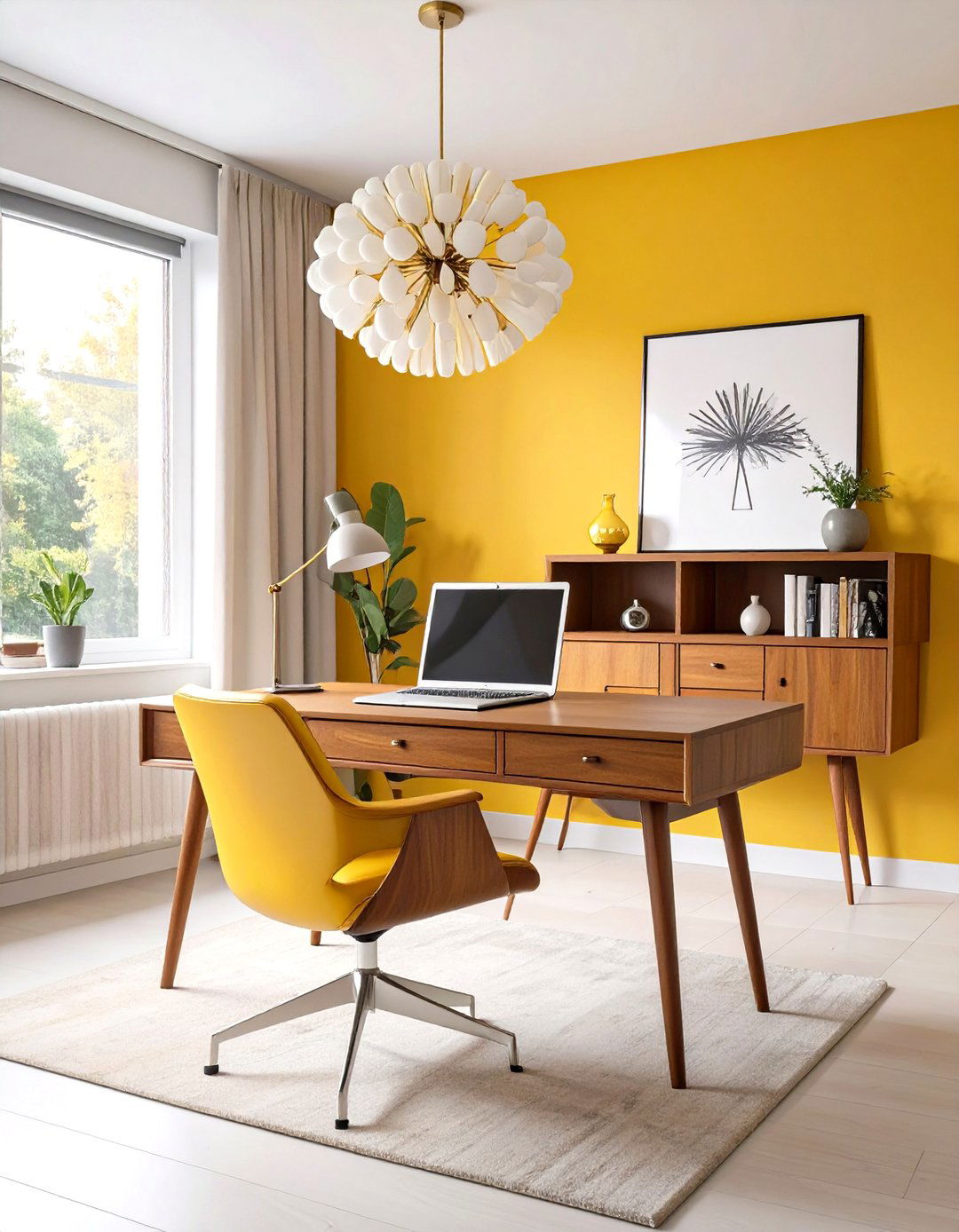 The Mid Century Modern Home Office - 30 home office decor ideas for her