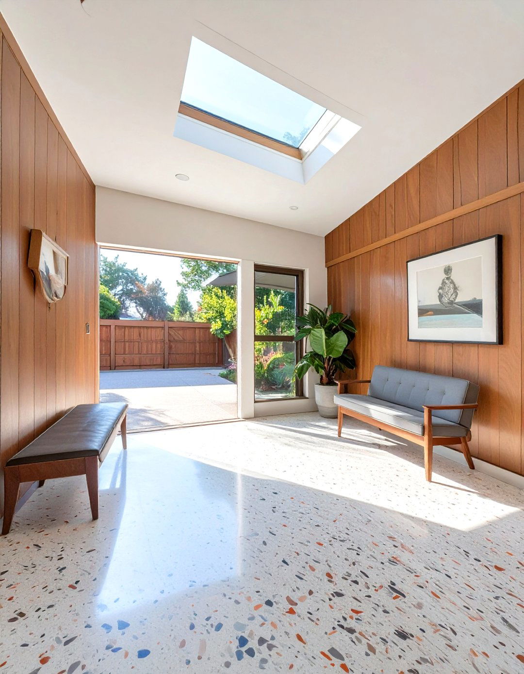 The Mid Century Modern Link - 30 enclosed breezeway ideas from garage to house