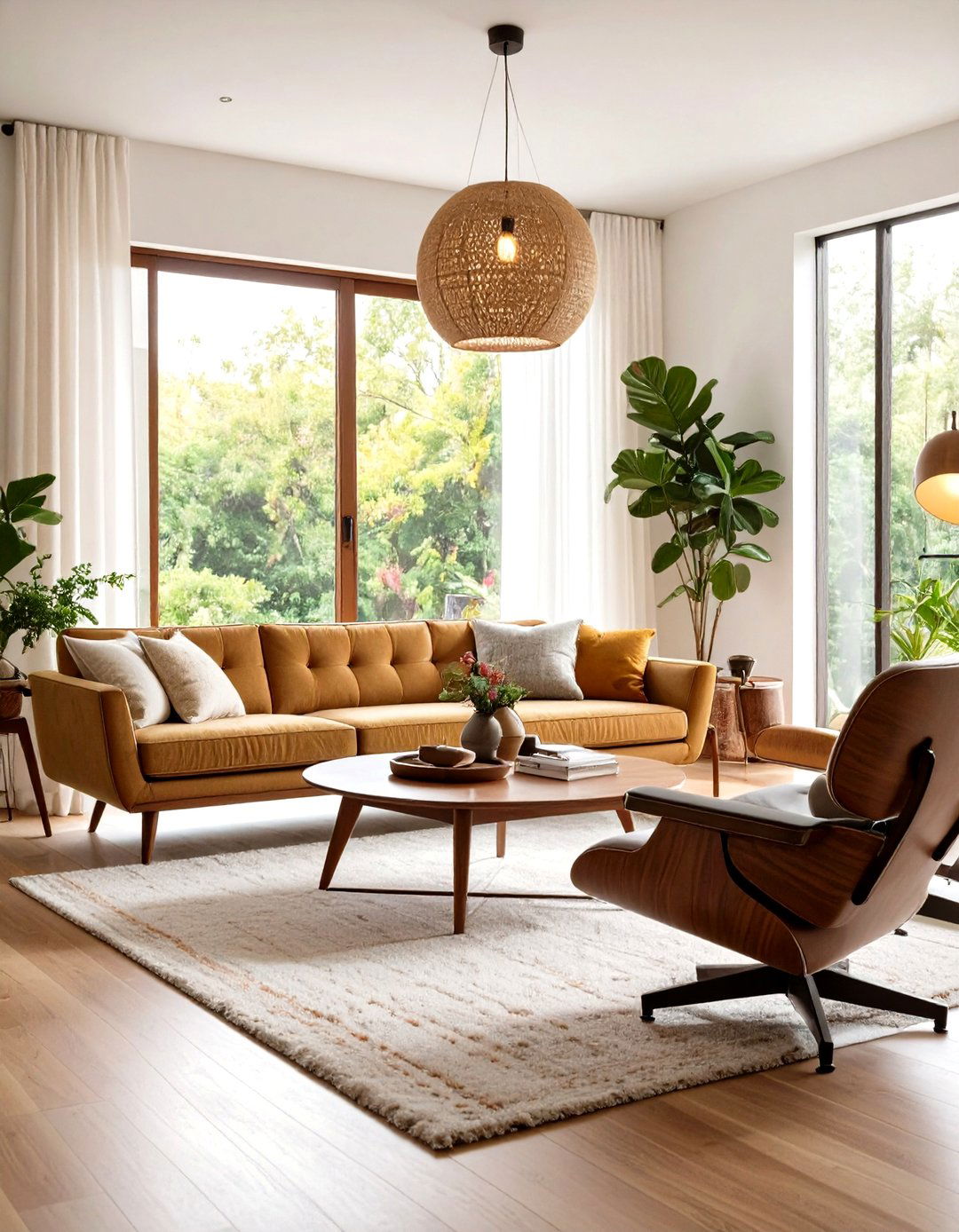 The Mid Century Modern Living Room - 30 living room seating ideas
