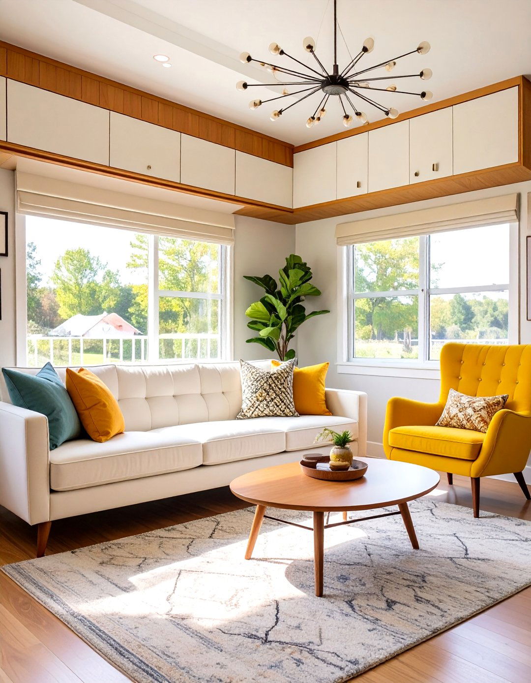 The Mid Century Modern Living Room - 30 mobile home living room ideas