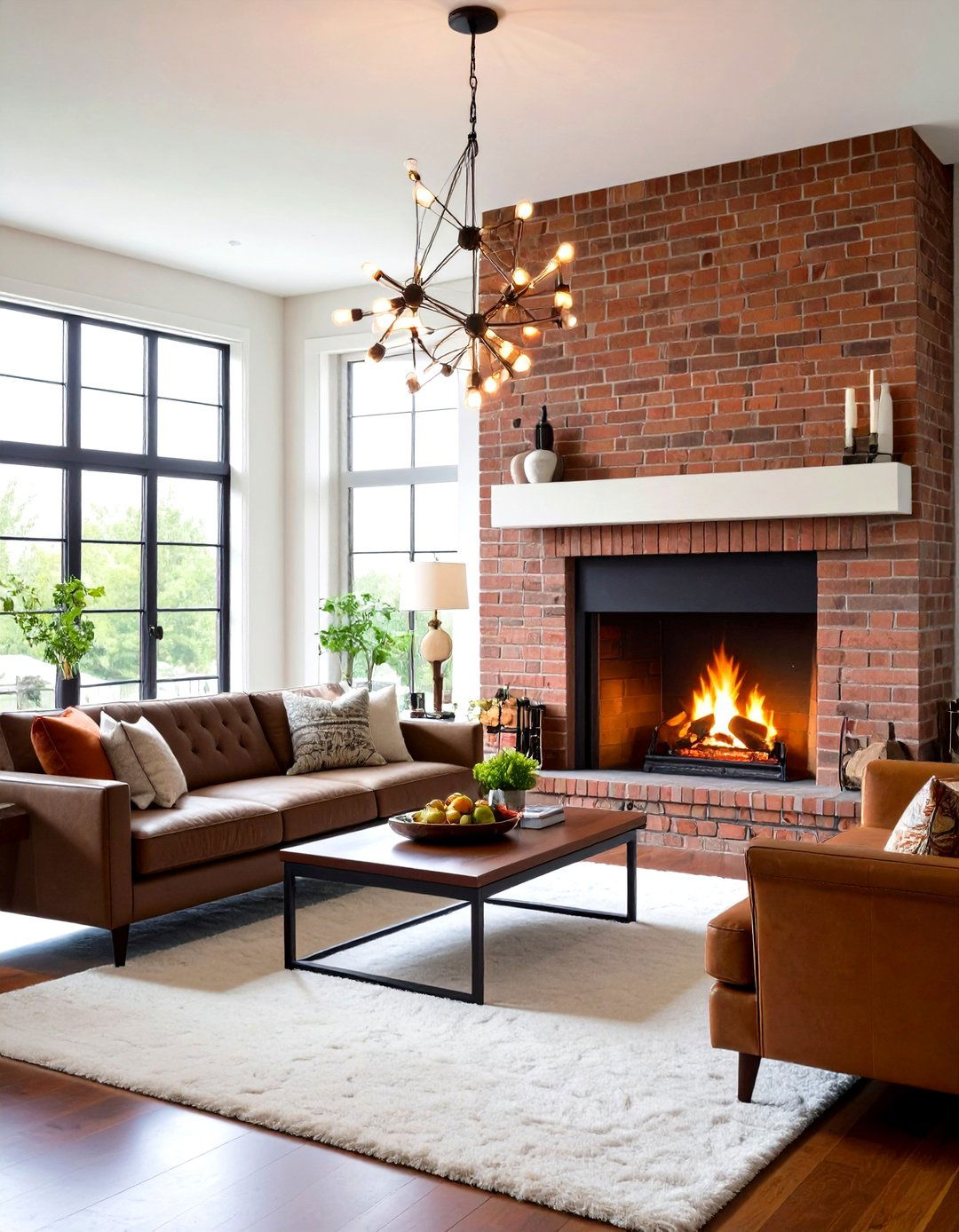The Mid Century Modern Living Room Fireplace - 30 living room with fireplace decor ideas