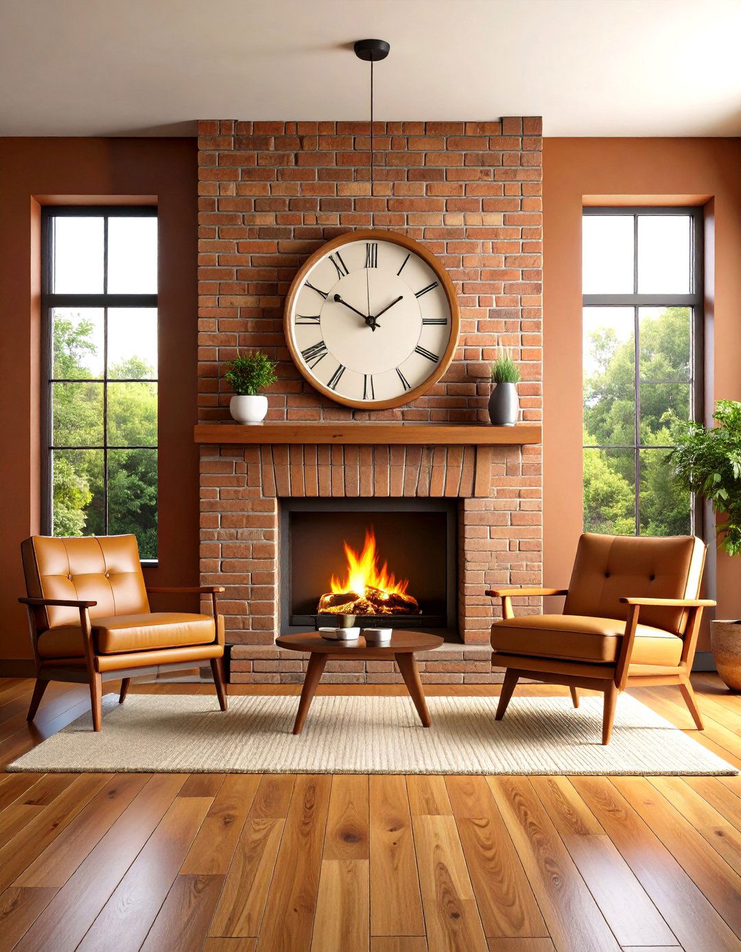 The Mid Century Modern Living Room Fireplace - 30 living room fireplace ideas