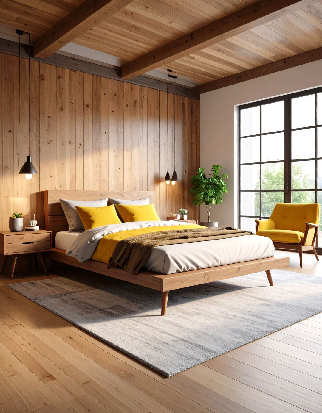 The Mid Century Modern Loft Bedroom - 30 loft bedroom ideas