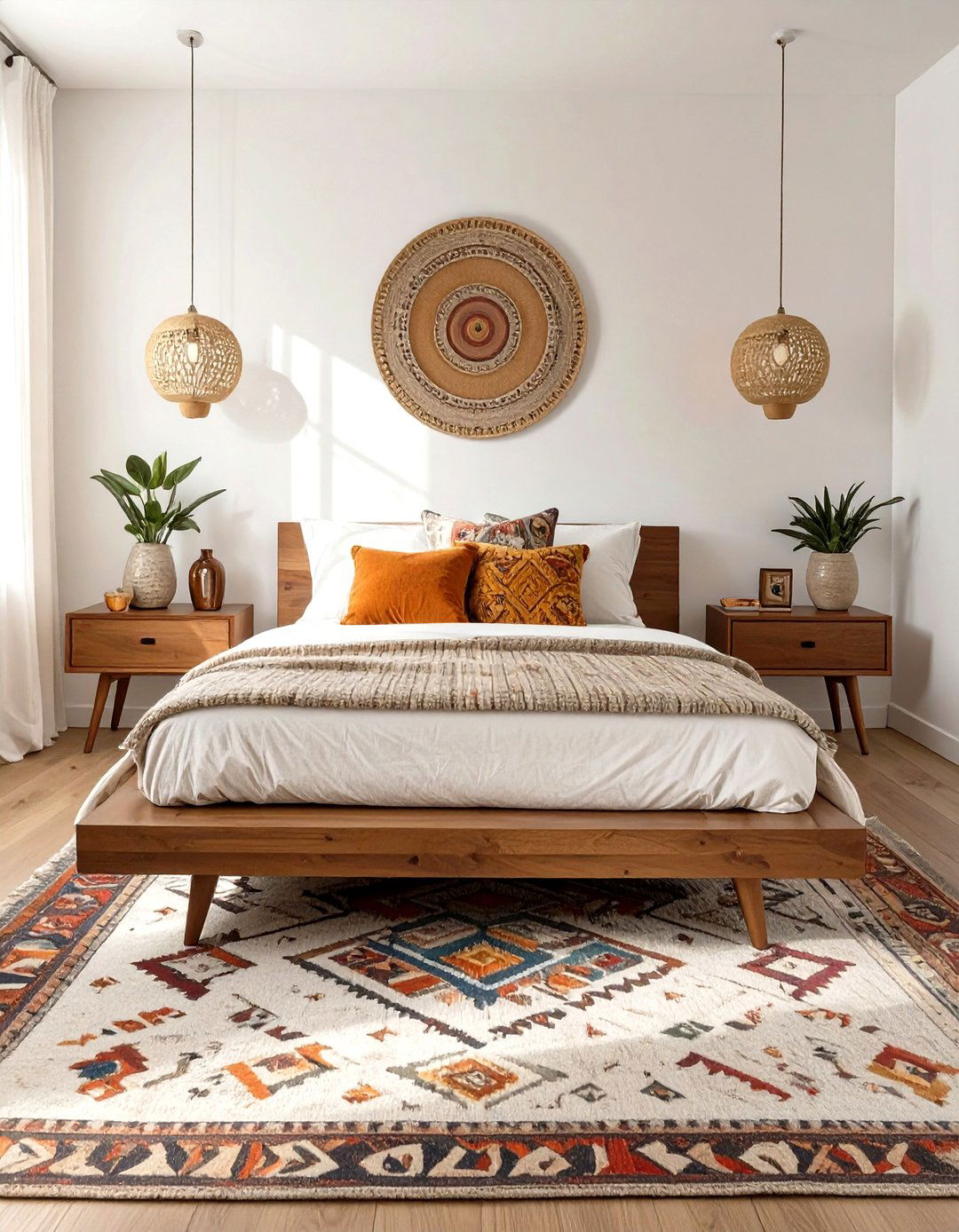 The Mid Century Modern Meets Global Traveler Bedroom - 30 modern eclectic interior design ideas