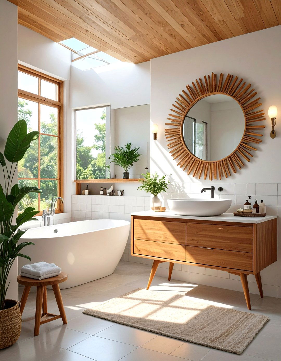 The Mid Century Modern Minimalist Bathroom - 30 minimalist bathroom ideas