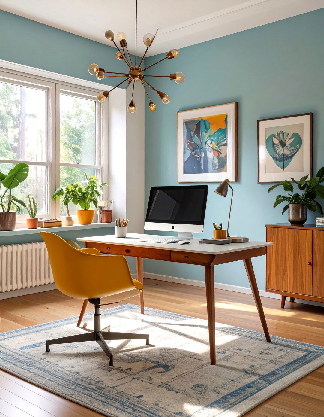 The Mid Century Modern Office - 30 home office ideas for him