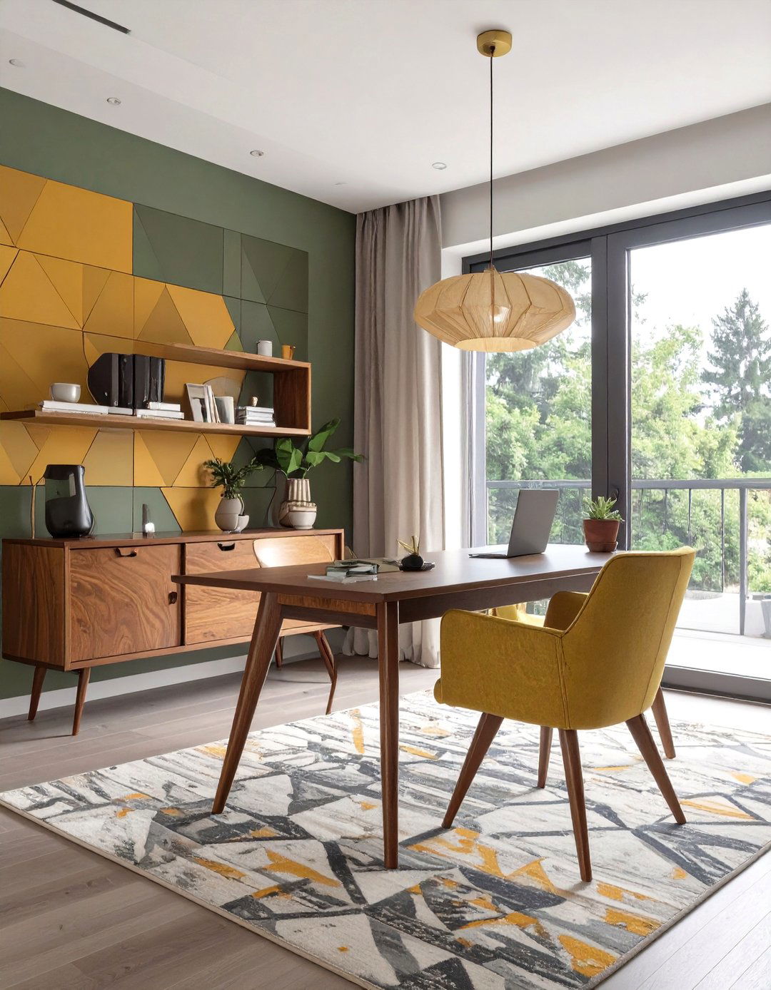 The Mid Century Modern Office - 30 cool office ideas