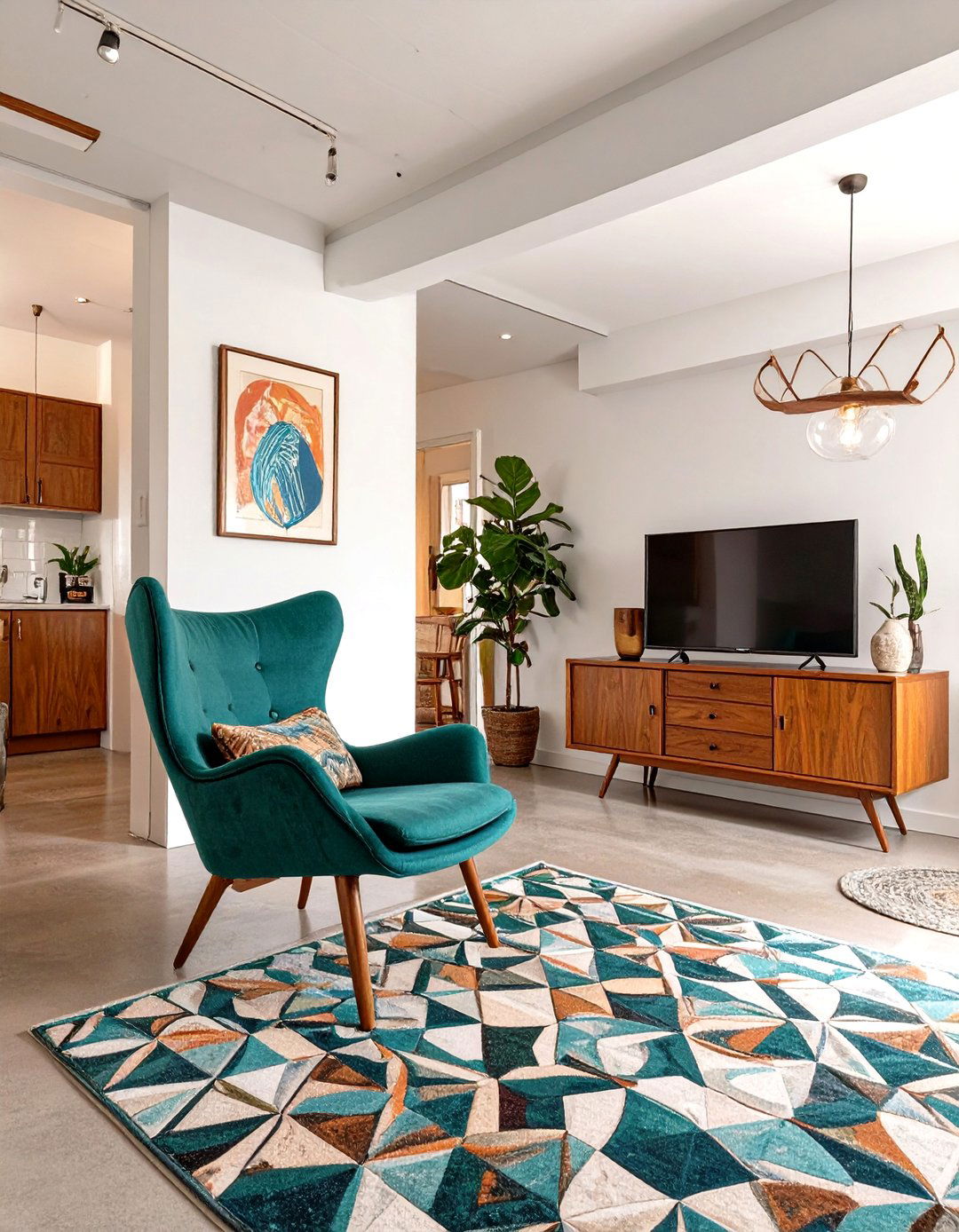 The Mid Century Modern Pad - 30 garage apartment ideas