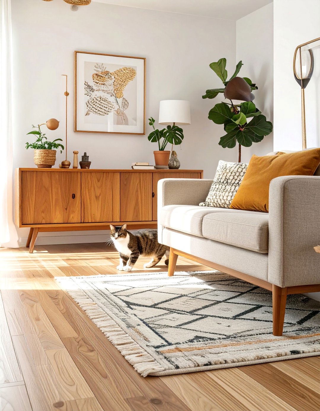 The Mid Century Modern Pet Friendly Layout - 30 ai pet-friendly home design ideas