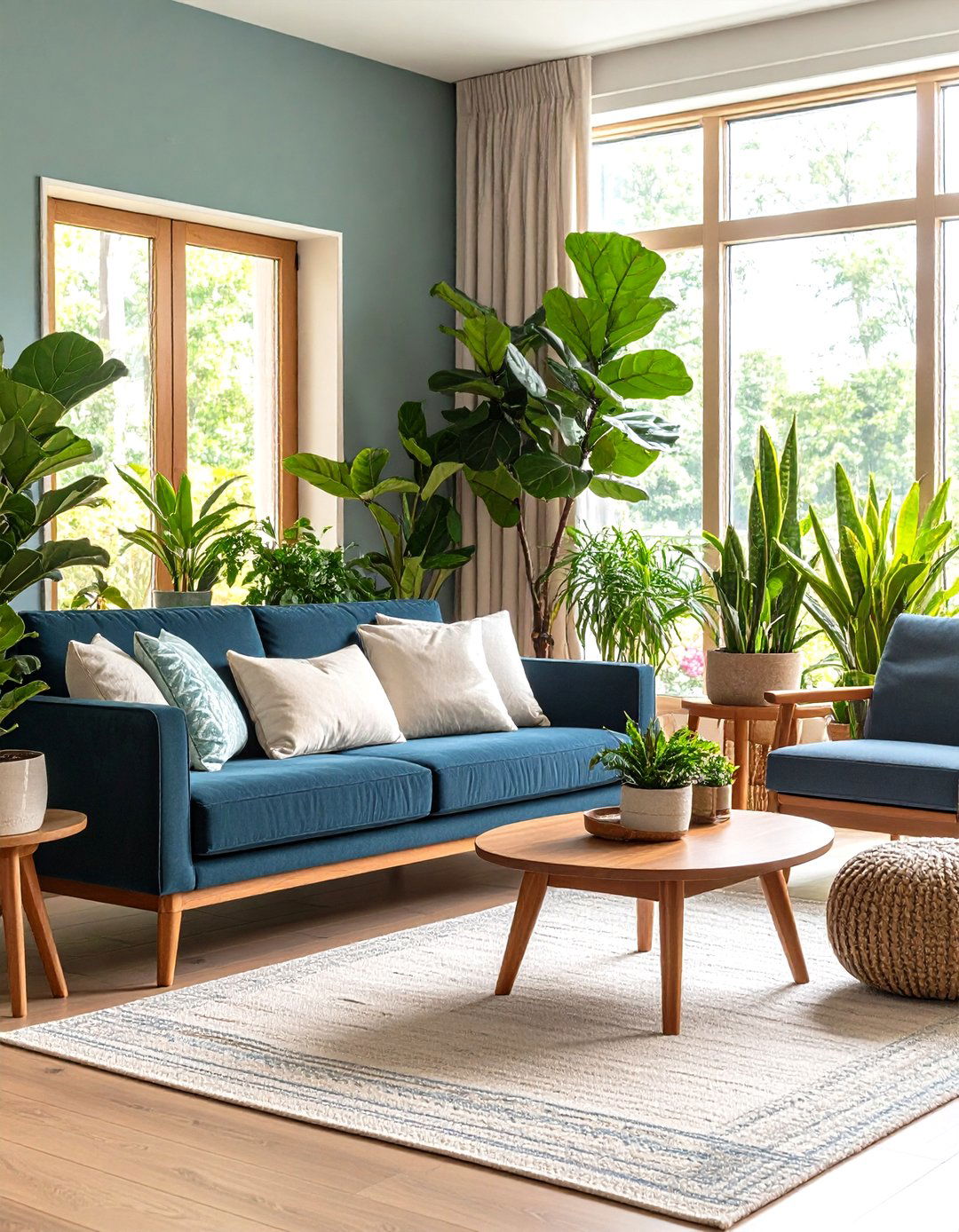 The Mid Century Modern Planter Garden - 30 indoor garden ideas