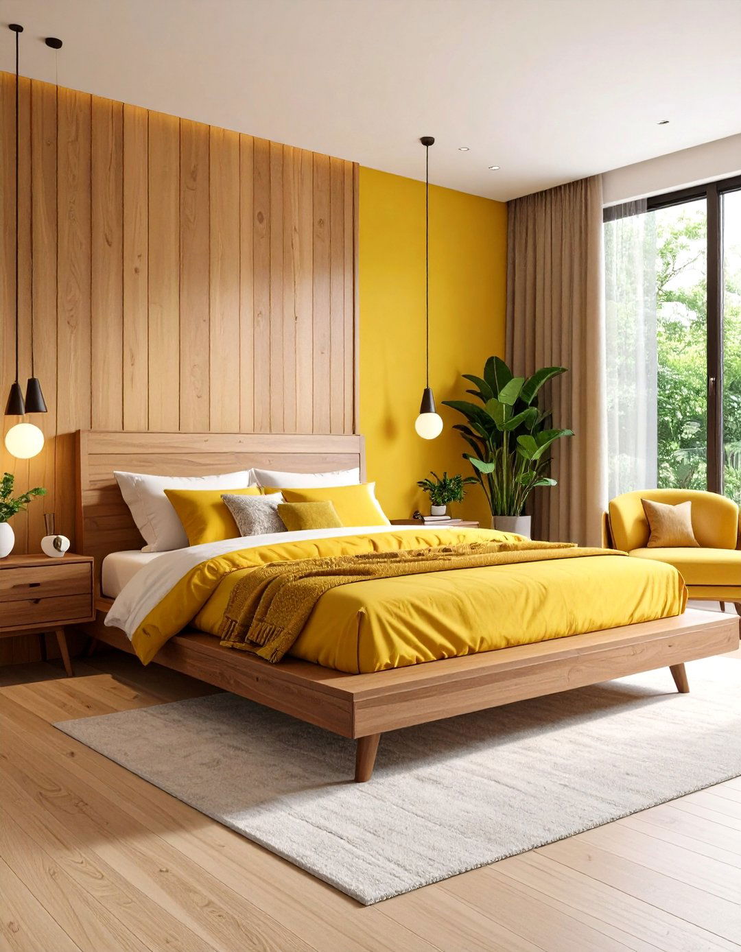 The Mid Century Modern Smart Bedroom - 30 ai bedroom design ideas
