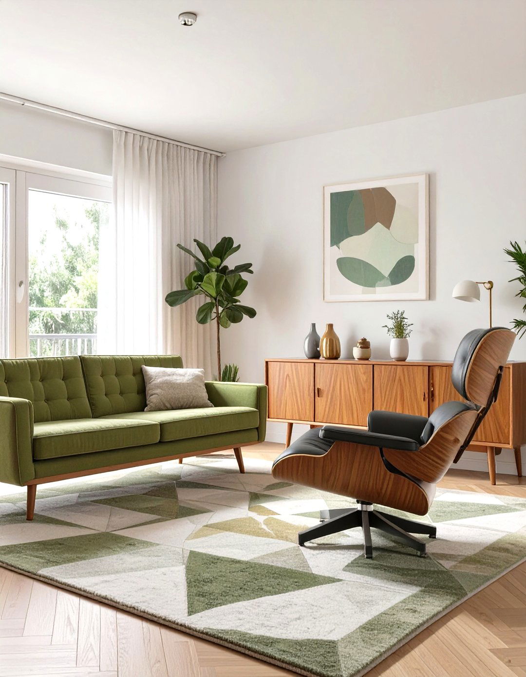 The Mid Century Modern Sophisticate - 30 how to design a luxury living room ideas