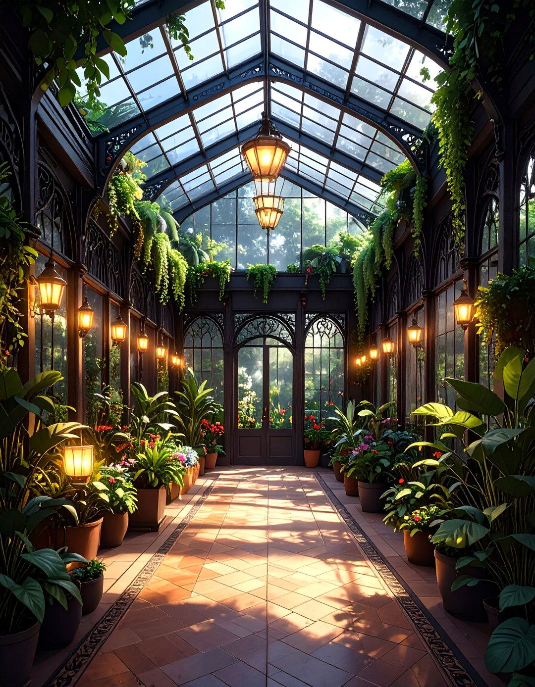 The Midnight Garden Conservatory - 30 baroque interior design ideas