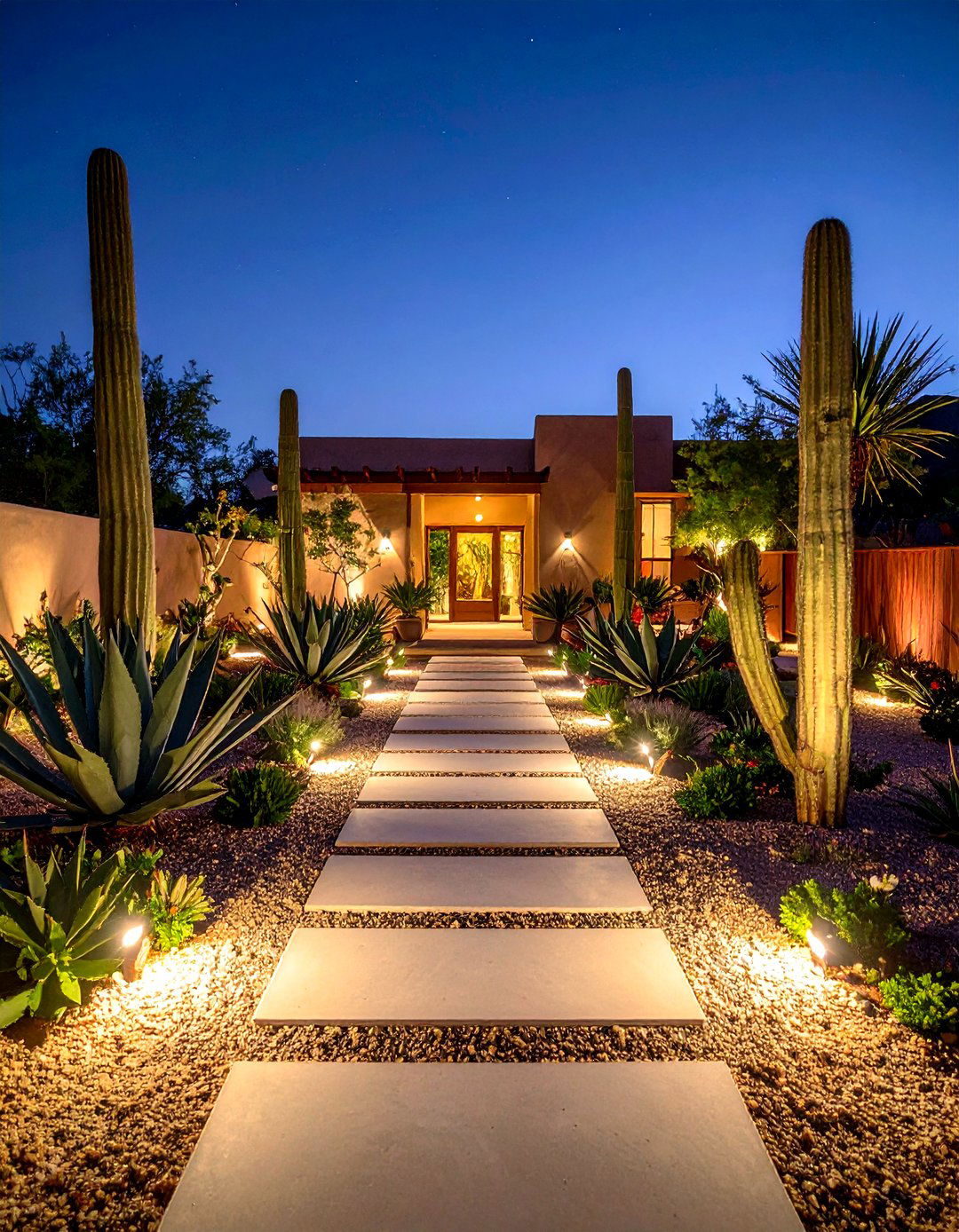 The Minimalist Agave Garden - 30 desert landscaping ideas